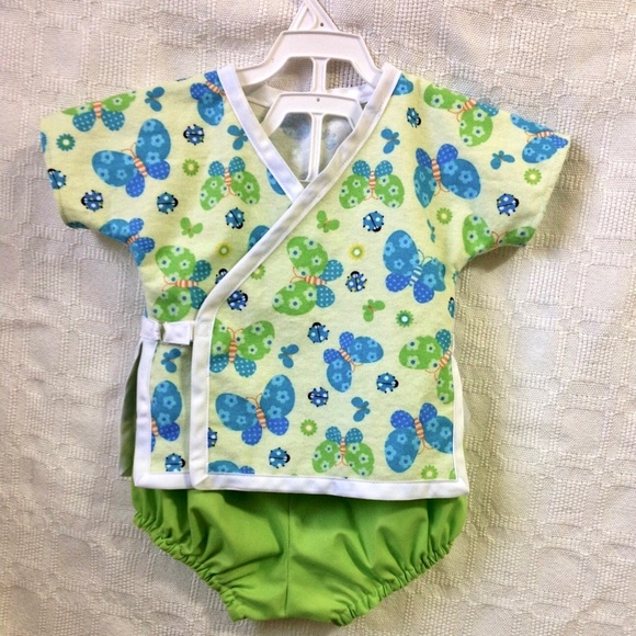 Flannel Kimono & Bloomers Set - Picture 3 of 3